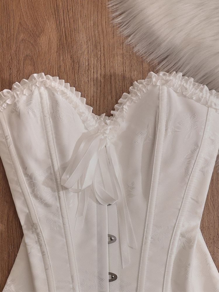 TO MY HEART WHITE CORSET