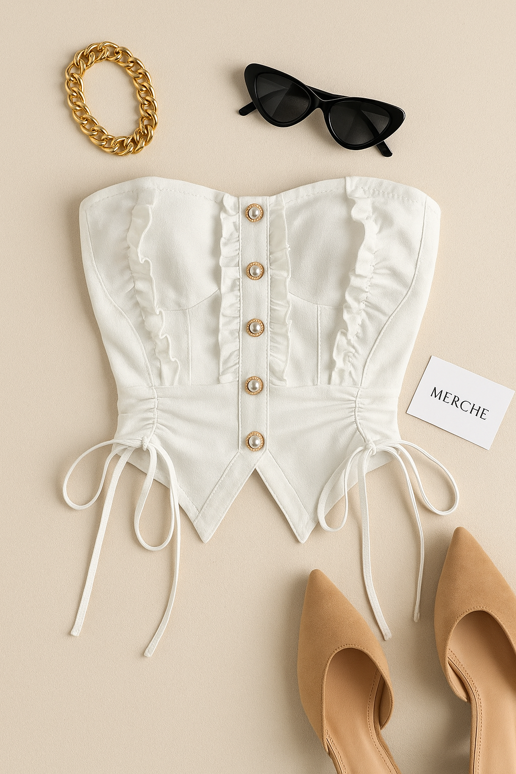 PARADISE PLEASE LUXE BANDEAU TOP