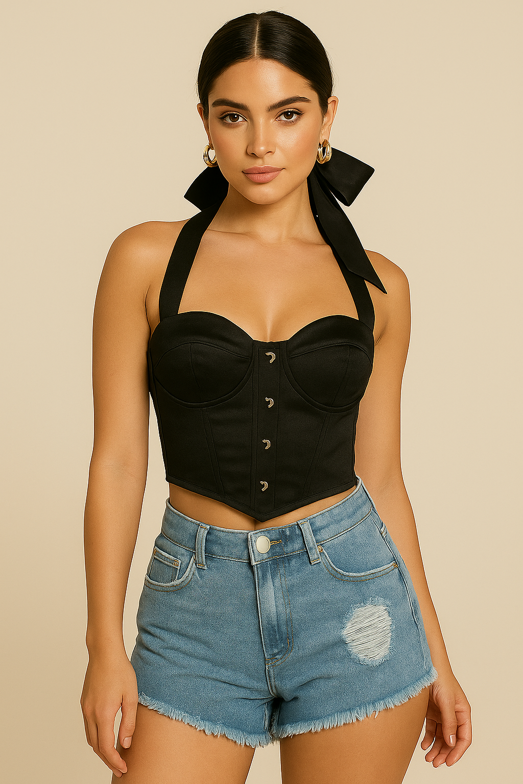 CERTIFIED SHOWSTOPPER CORSETRY HALTERNECK TOP