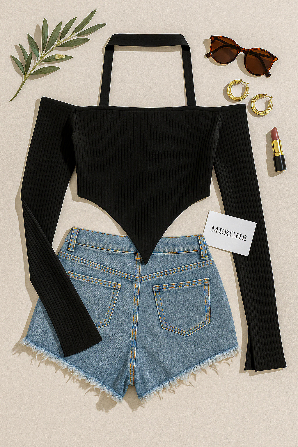 HALO SIGN CHOKER BLACK TOP