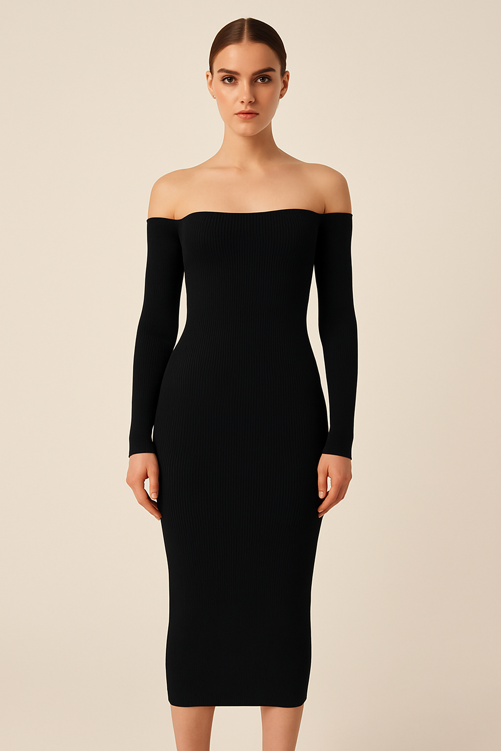BORN FOR YOU BLACK DRESS
