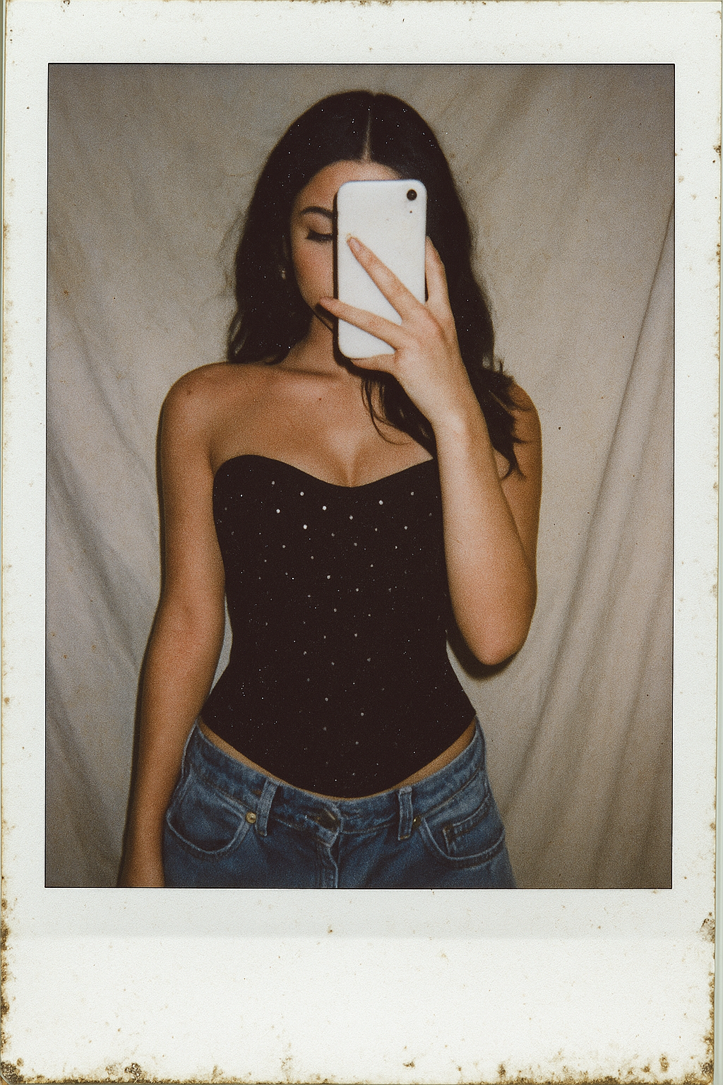 LOCATION MIAMI RHINESTONE EMBELLISHED LUXE CORSET