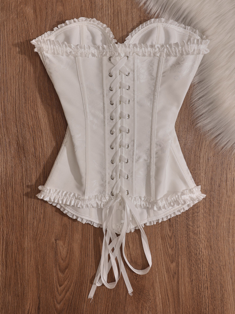 TO MY HEART WHITE CORSET