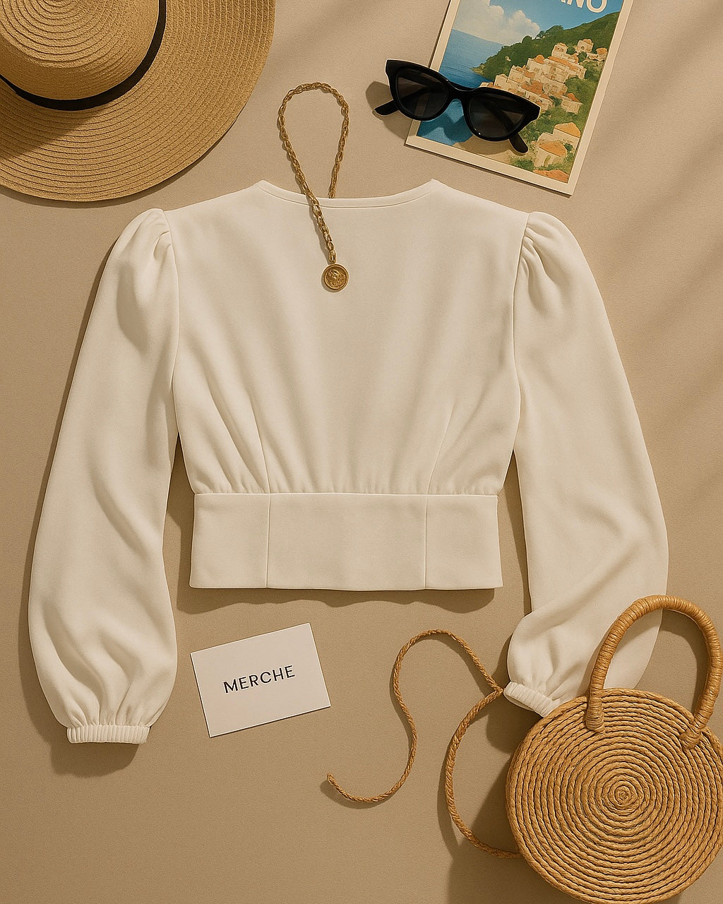 LA BELLA WHITE LUXE SHIRT