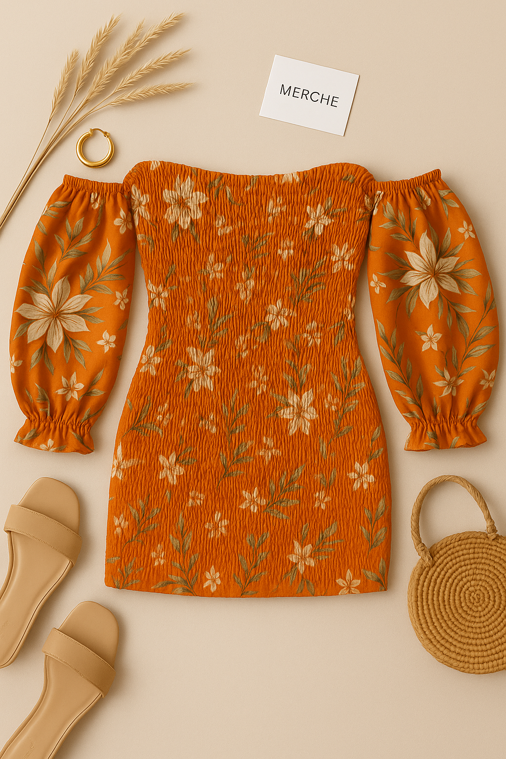 MIRACLES HAPPEN FLORAL DRESS