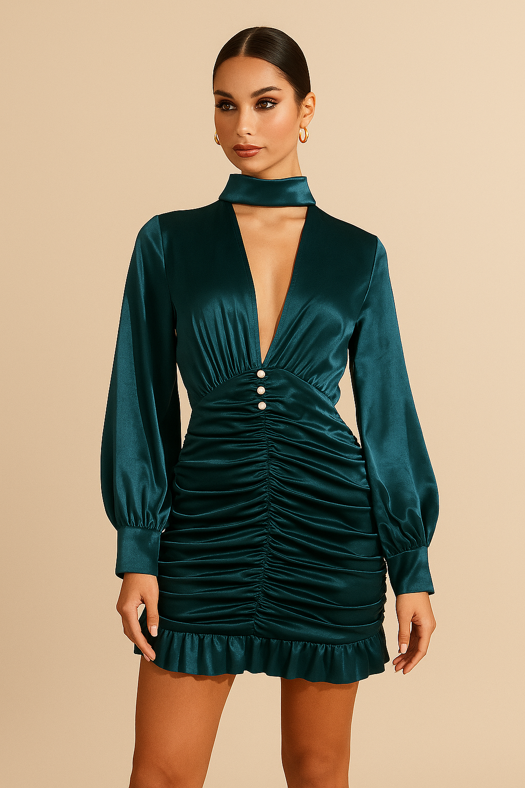 LOCKED AWAY CHOKER DRESS