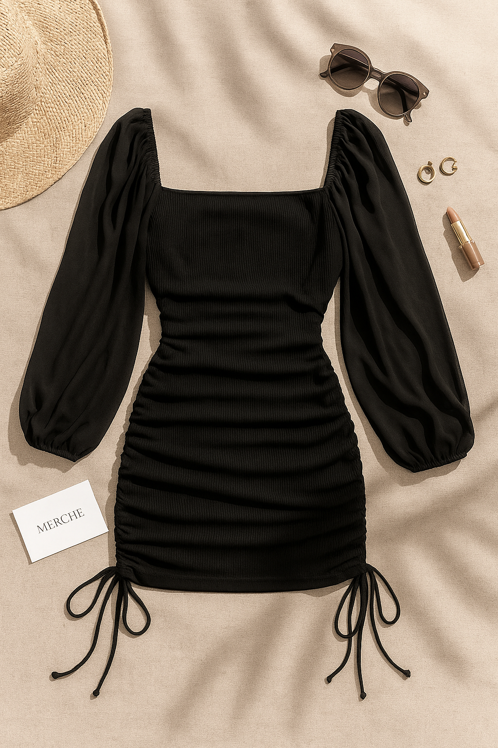 CAUGHT YOUR EYE BLACK DRESS