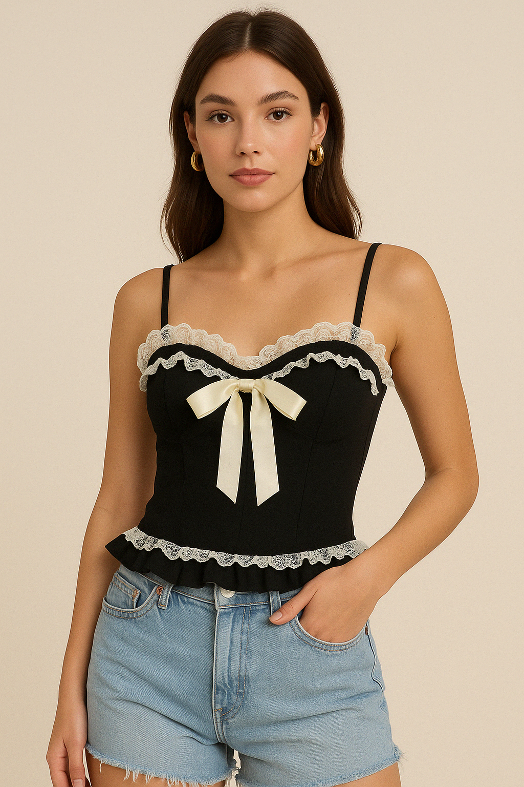 SEASON SEVEN BOW CAMI TOP