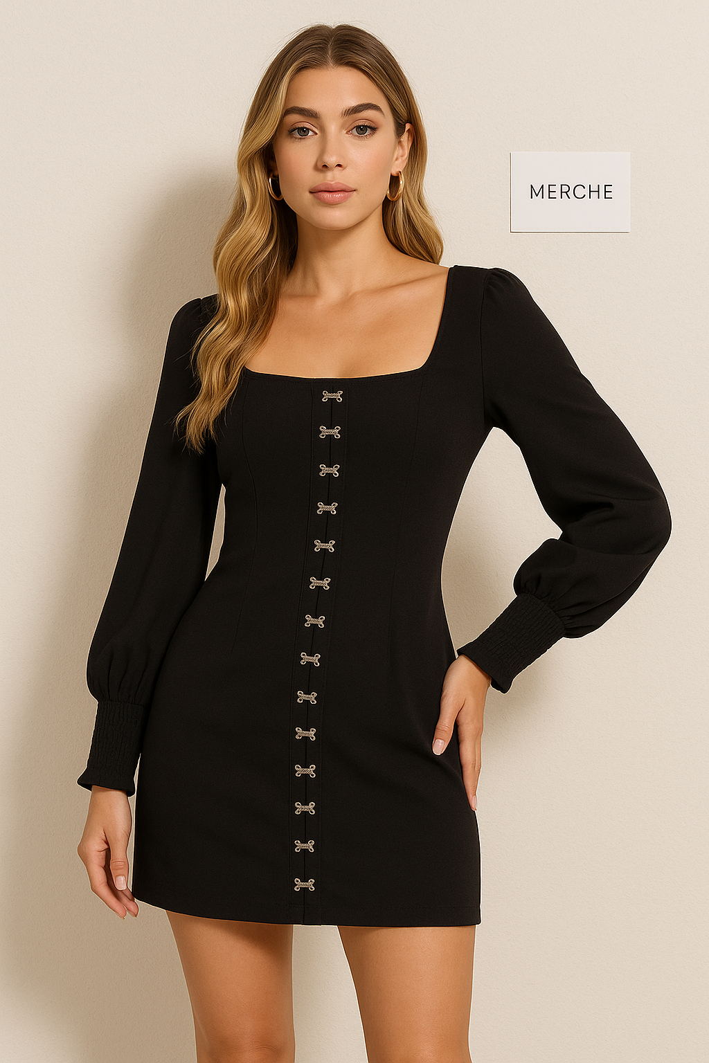 GUEST OF HONOUR BLACK DRESS