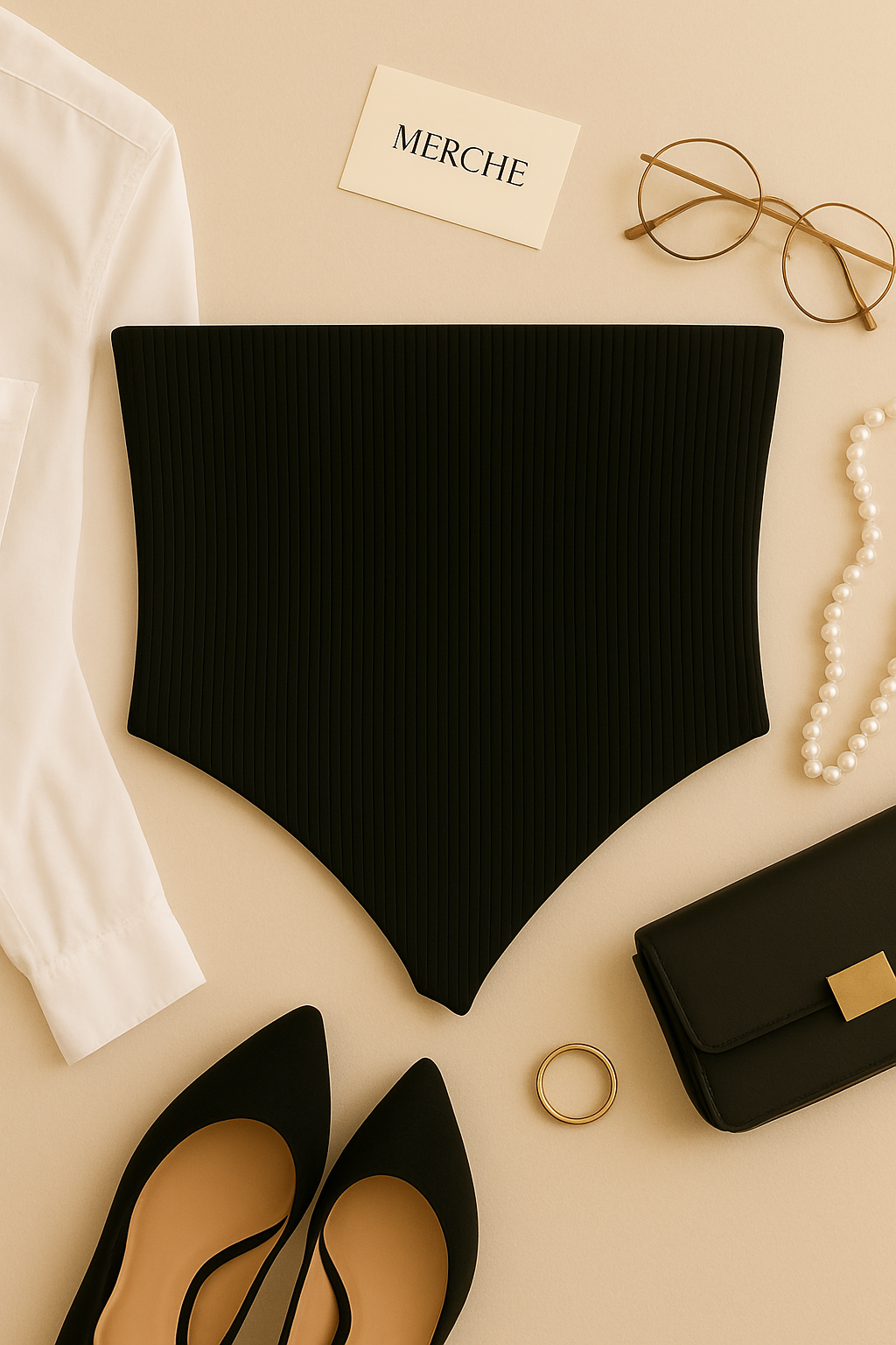 VIBE OF FUN KNITTED ASYMMETRICAL BANDEAU TOP