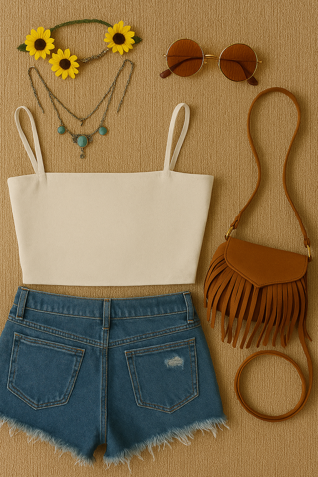 BOHO SOUL SCARF CAMI TOP