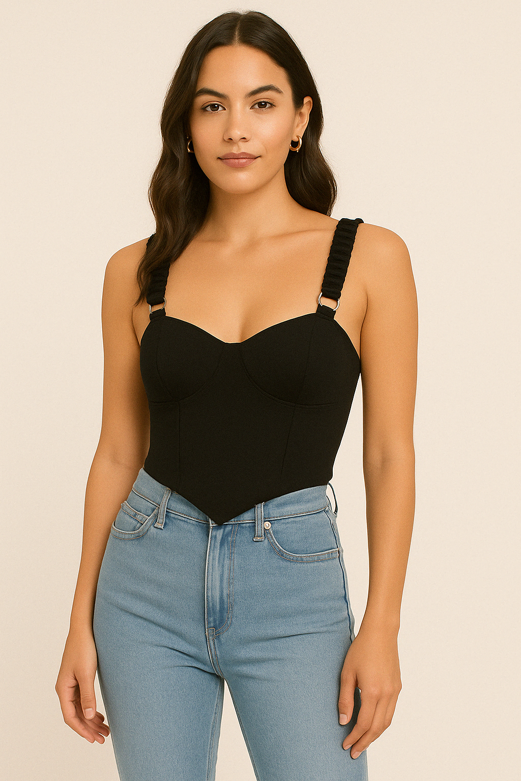 SHE OWNS IT PADDED BLACK TOP