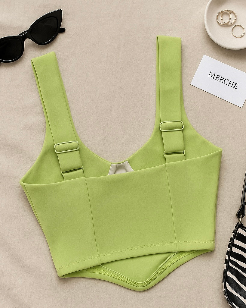 JUICY FRAME BONING CORSETED TOP