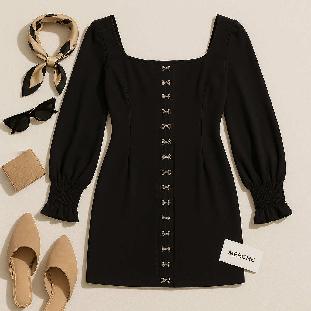 GUEST OF HONOUR BLACK DRESS