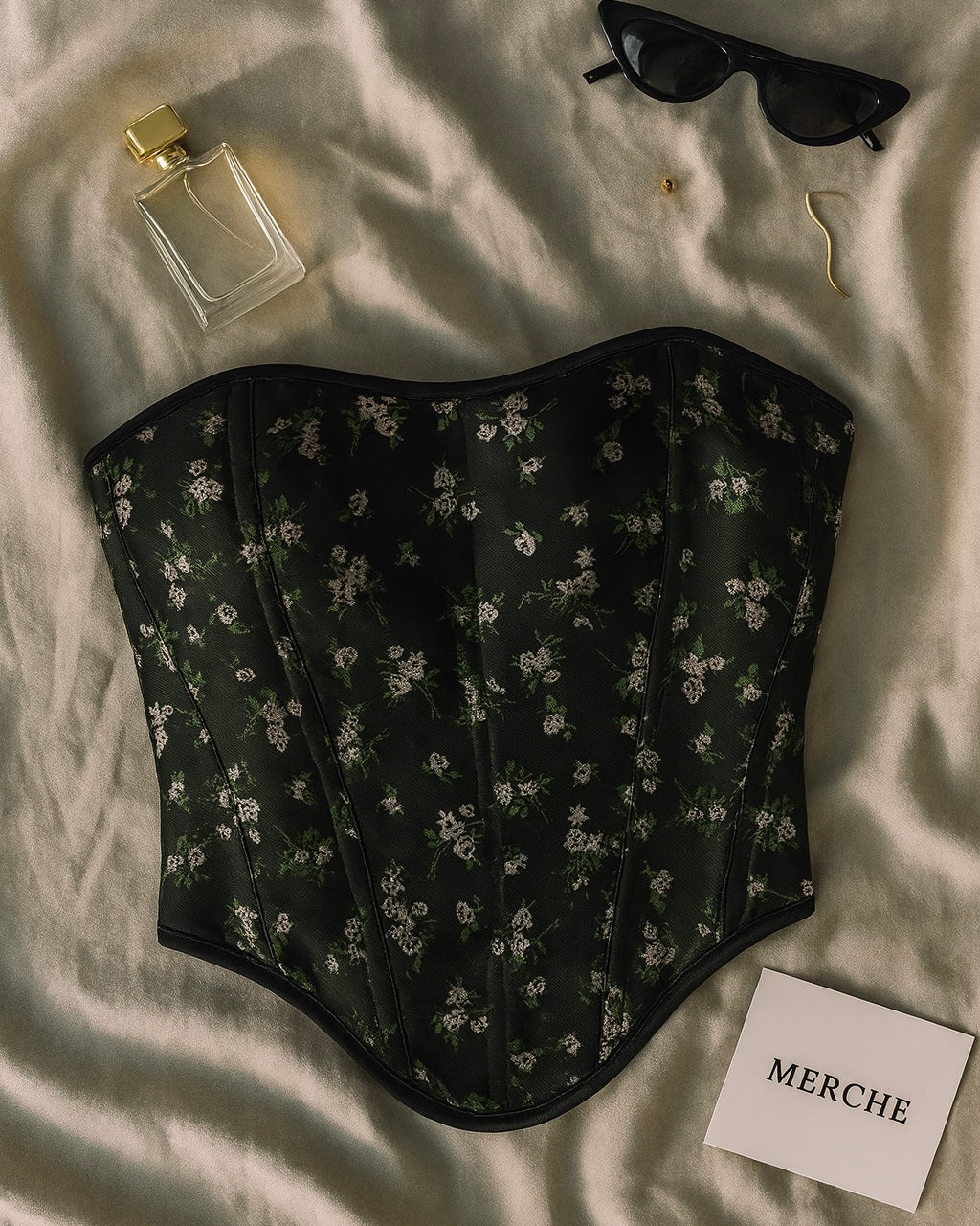 BLOOM FEARLESSLY FLORAL CORSET