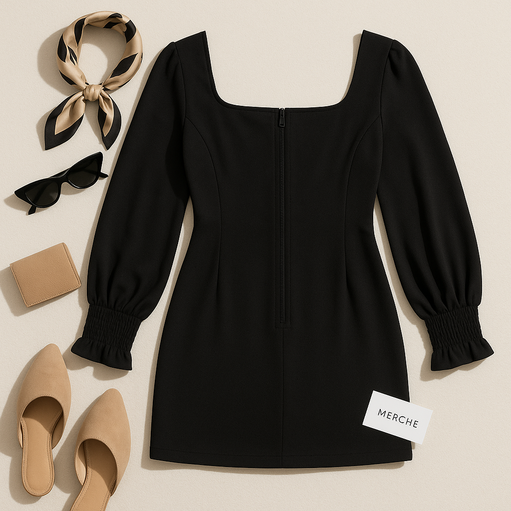 GUEST OF HONOUR BLACK DRESS