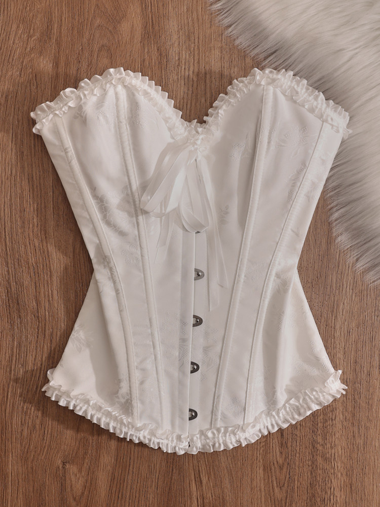 TO MY HEART WHITE CORSET