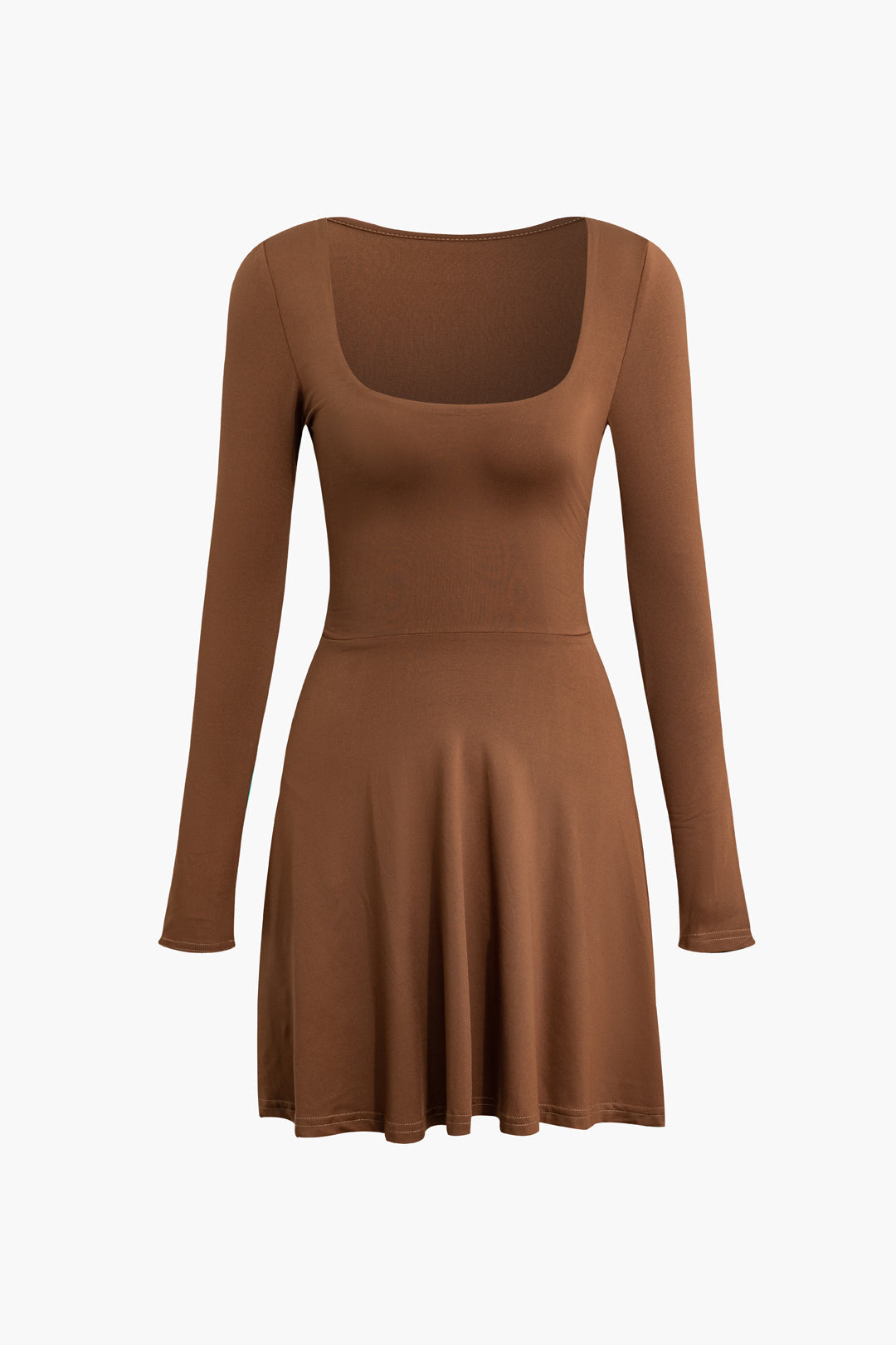 CASTLE STORY BROWN FLARE DRESS