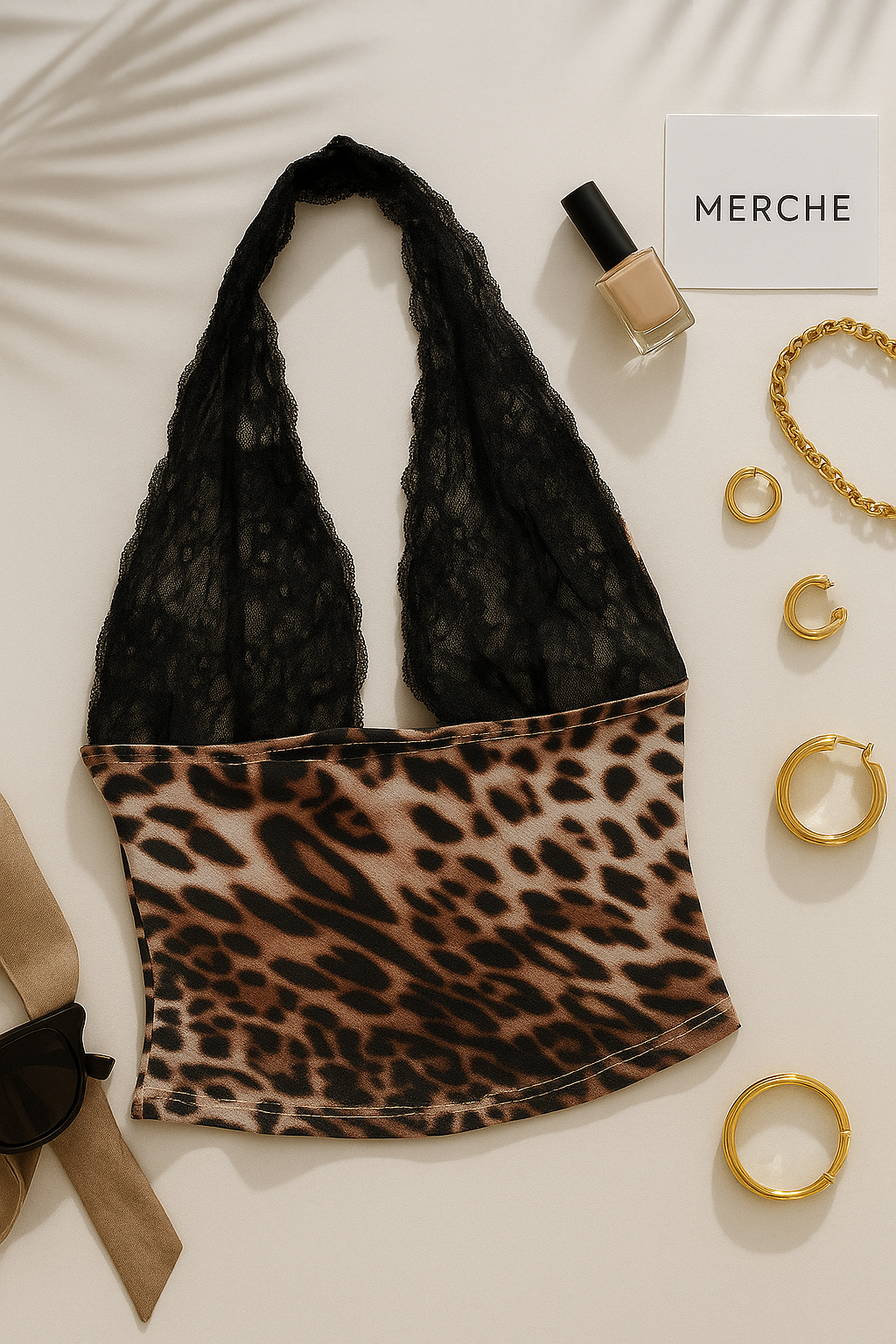 FERAL GRACE HALTERNECK TOP