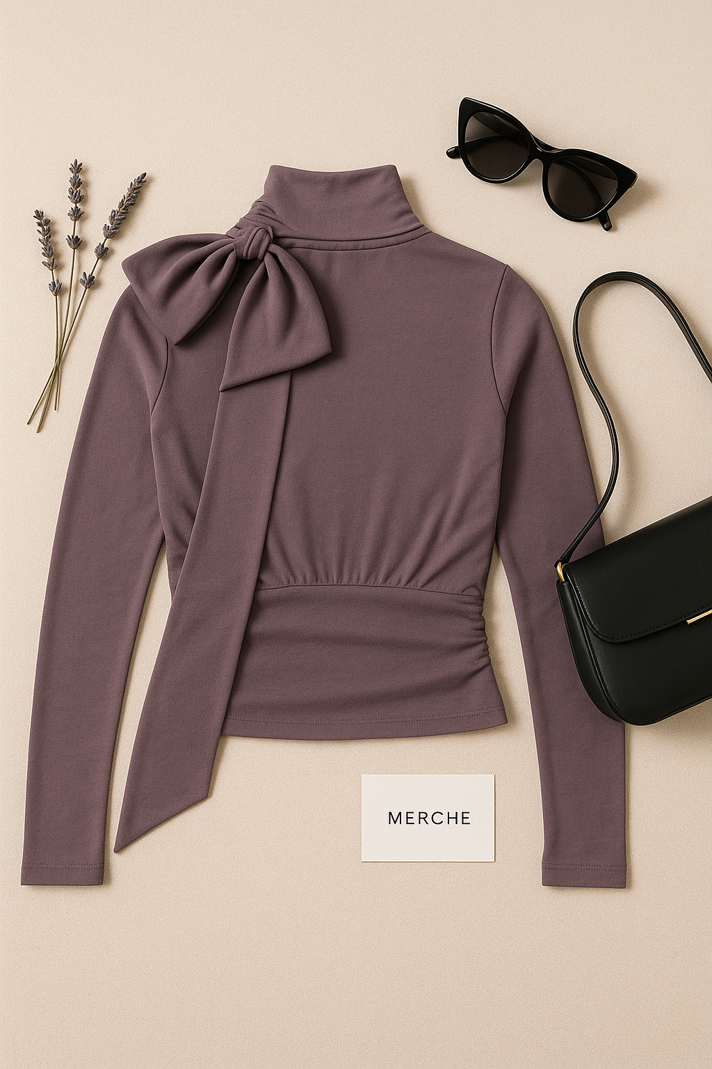 WEEKLY CHAOS LILAC TOP
