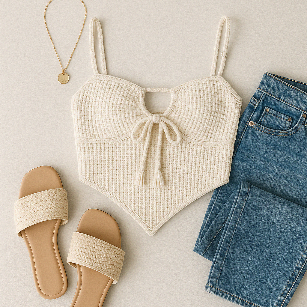WARM BABY KNITTED CAMI TOP