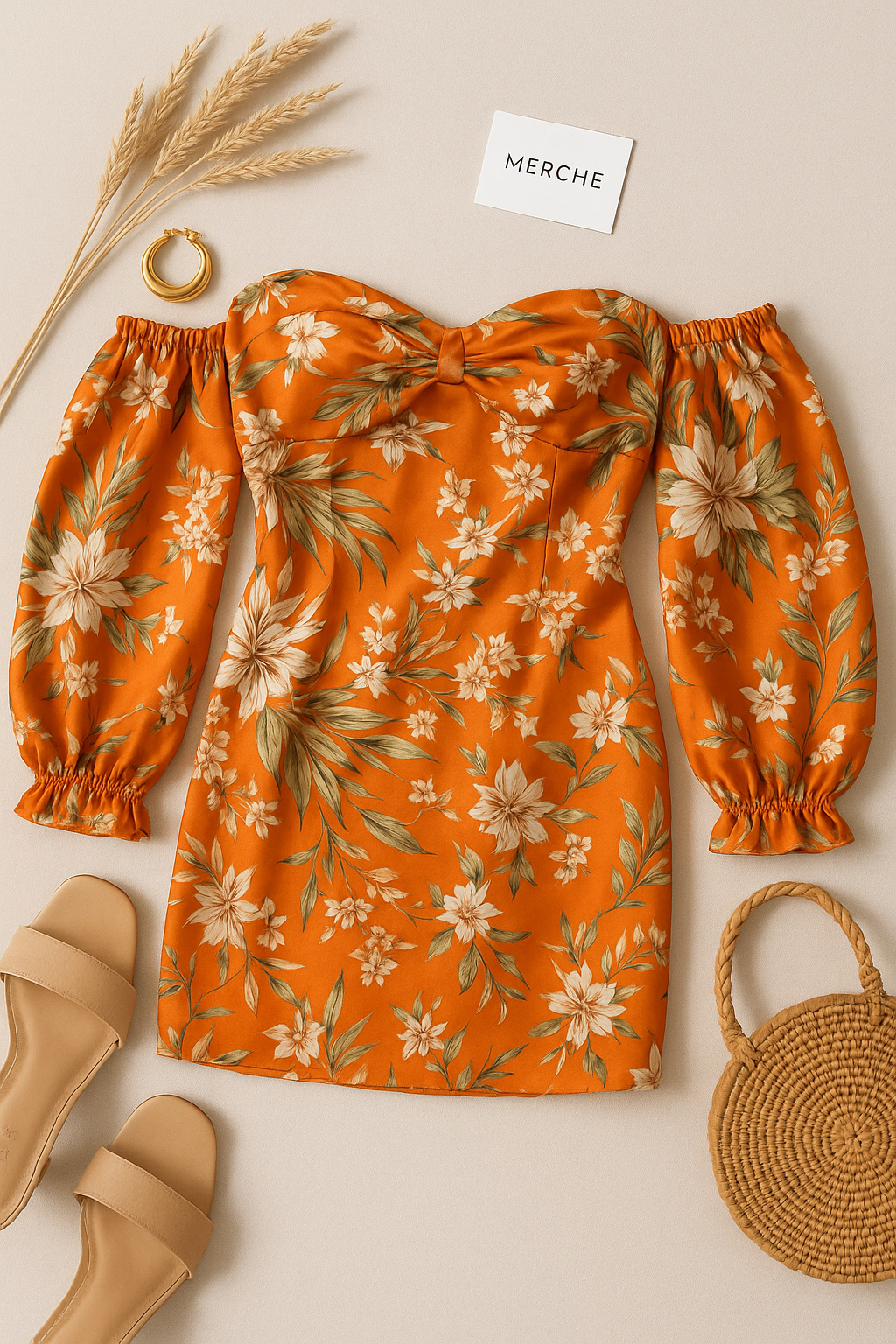 MIRACLES HAPPEN FLORAL DRESS