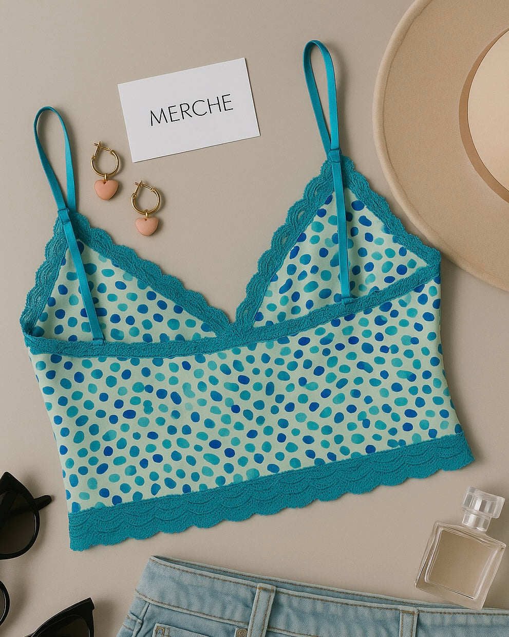 GIVING BADDIE PRINTED CAMI TOP