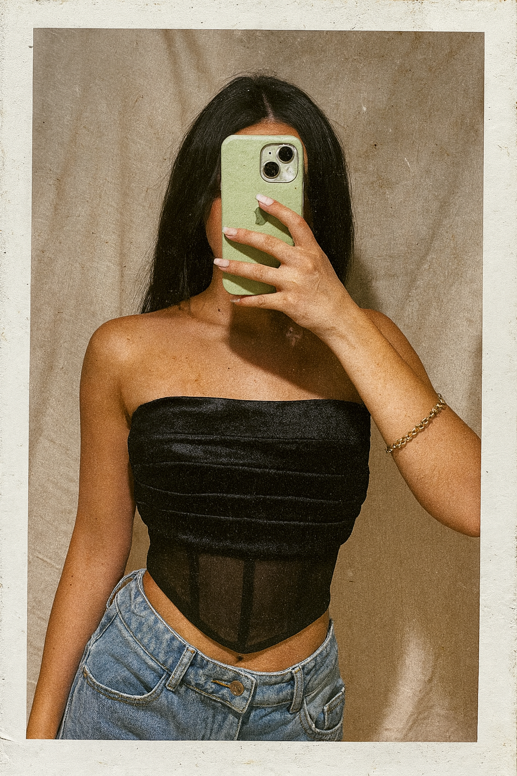 ETERNALLY YOURS DRAPED LUXE BLACK CORSET