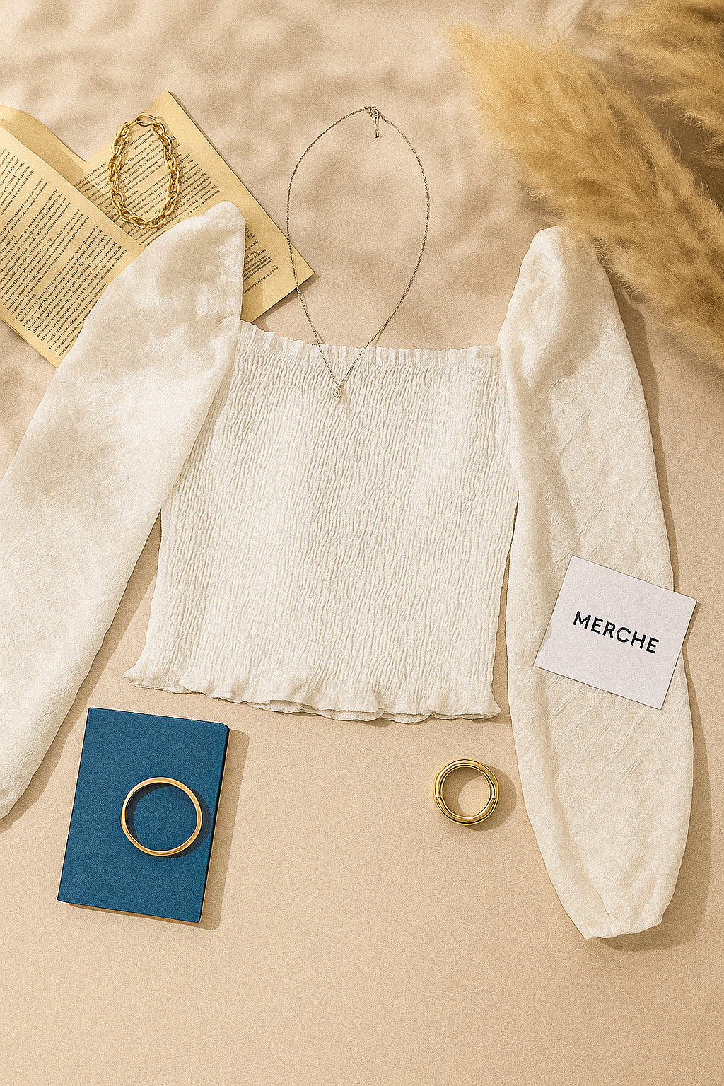 DREAMY LIVES WHITE EYELET TOP