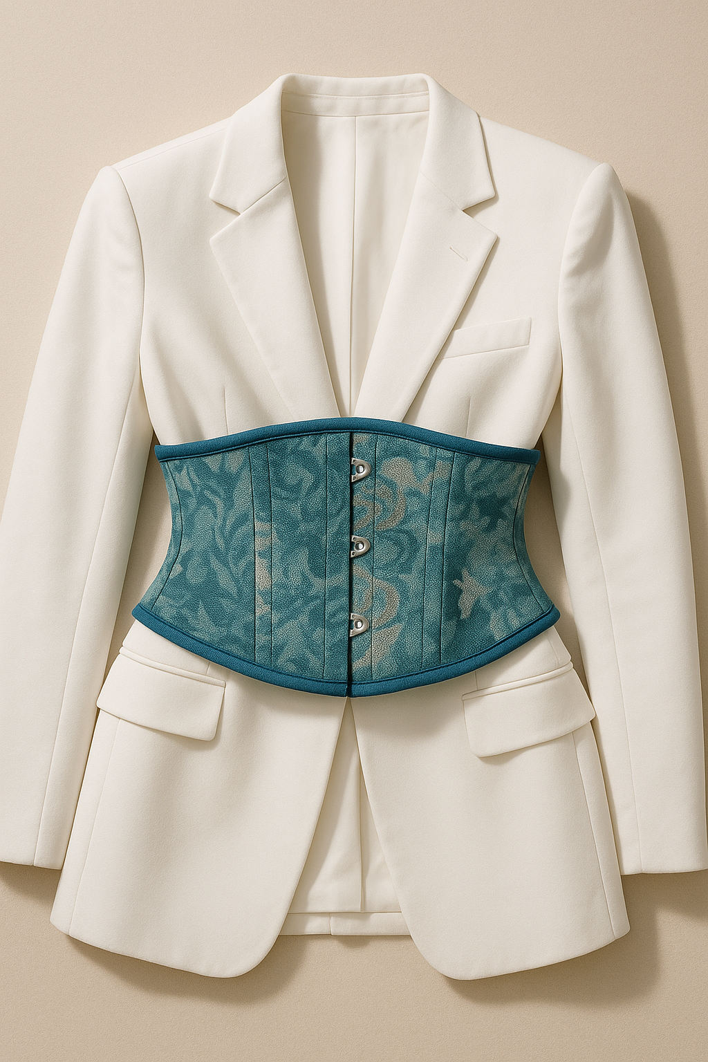 ROOFTOP DATE JACQUARD CORSET BELT