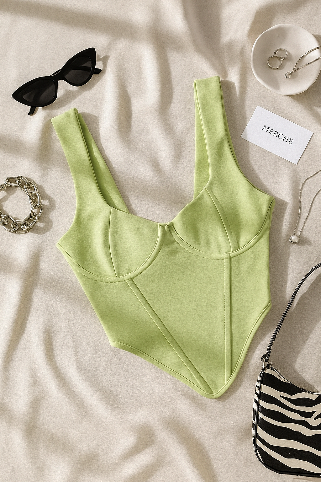JUICY FRAME BONING CORSETED TOP