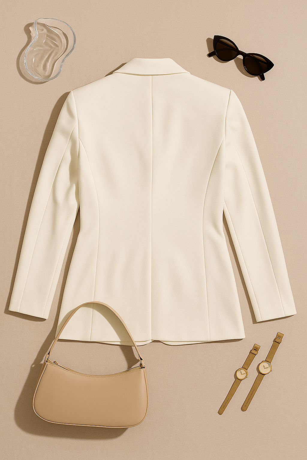 POWER STORY TWISTED FRONT CUT-OUT BLAZER