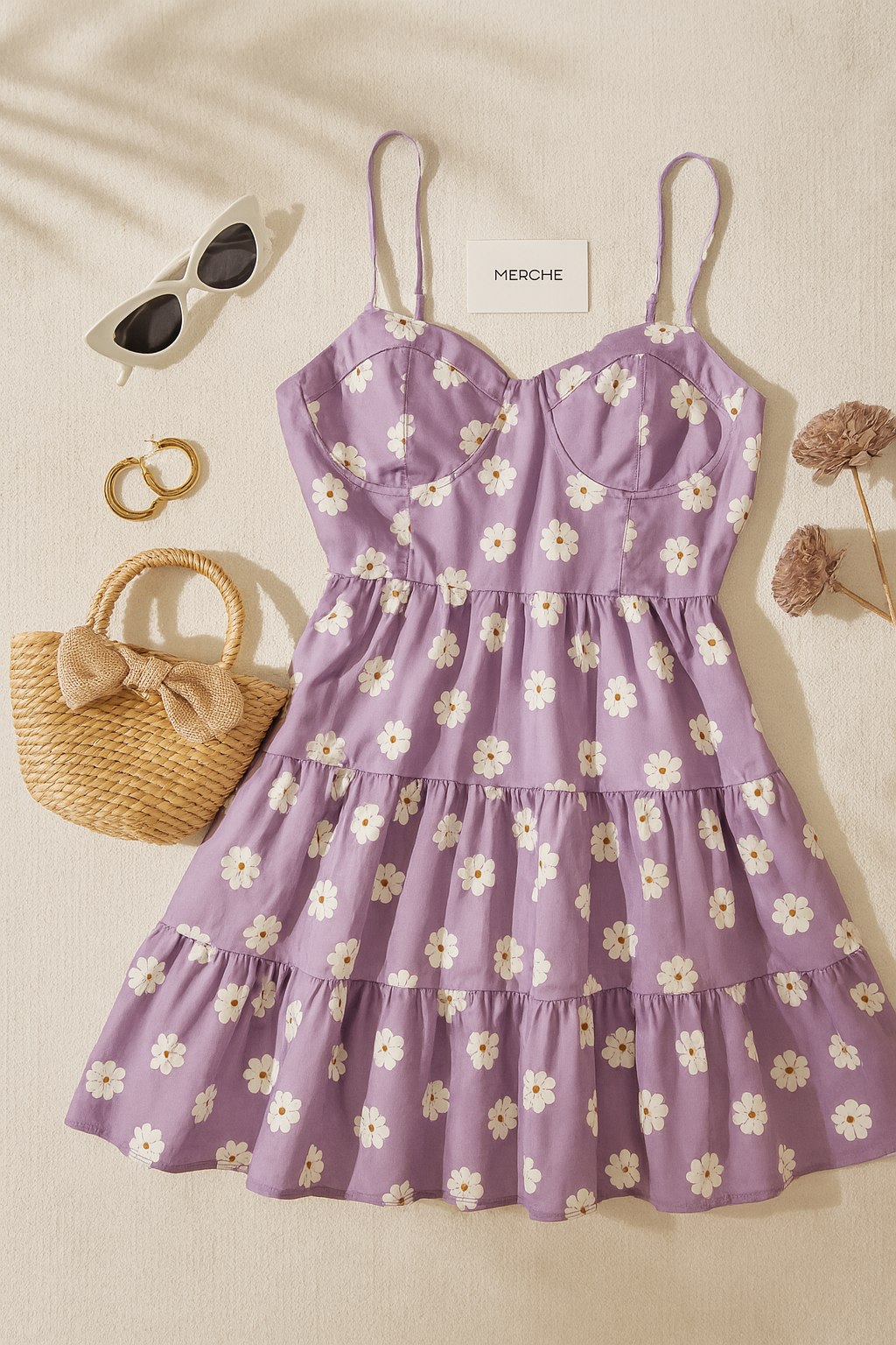 HEART IN THE SUN FLORAL DRESS