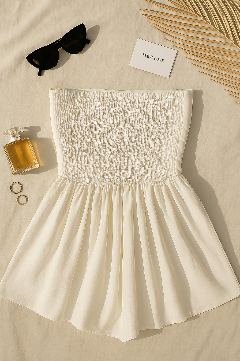 DANCE UNTIL SUNRISE WHITE FLARE DRESS