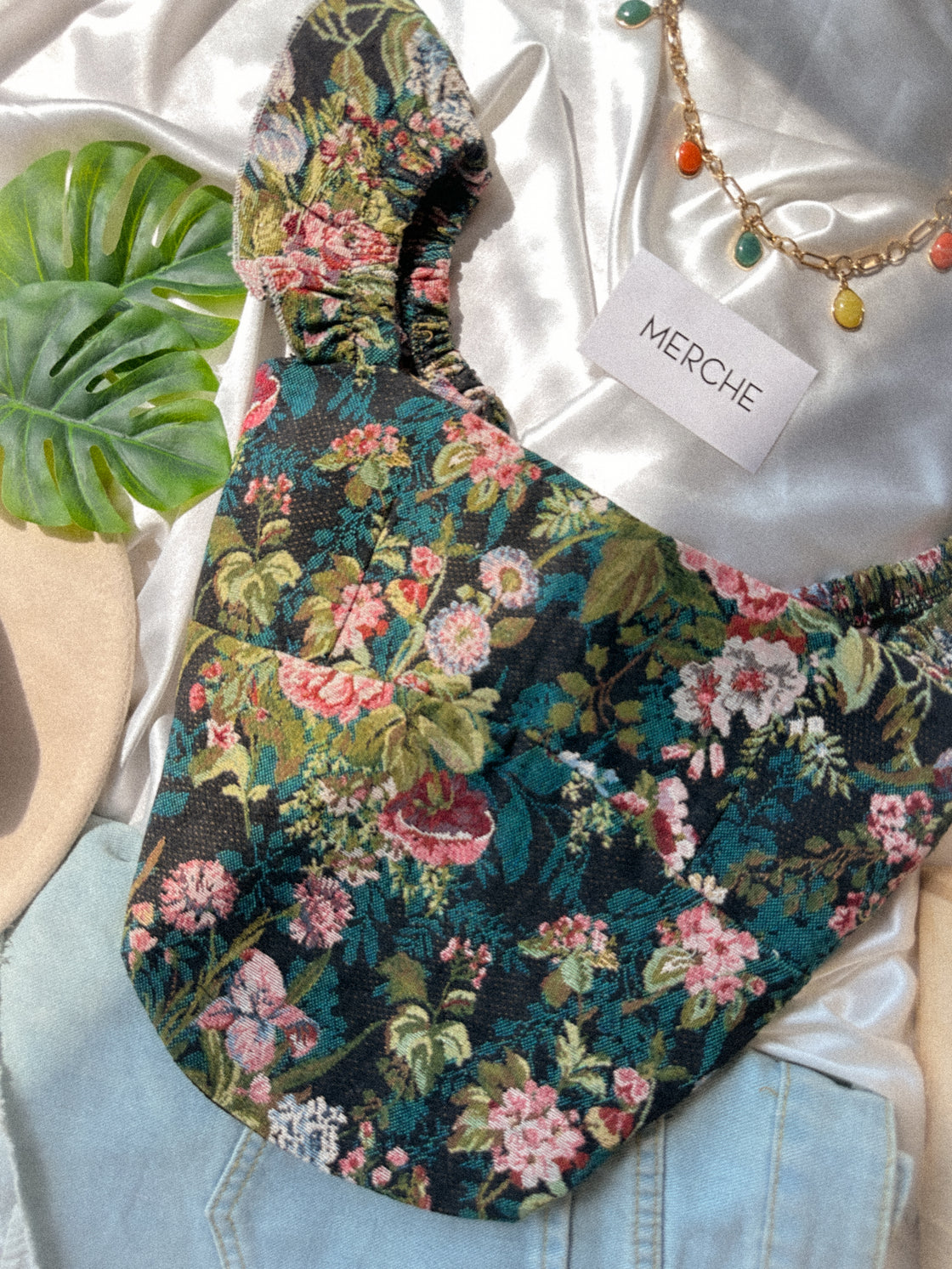 TALES OF ME JACQUARD PADDED TOP