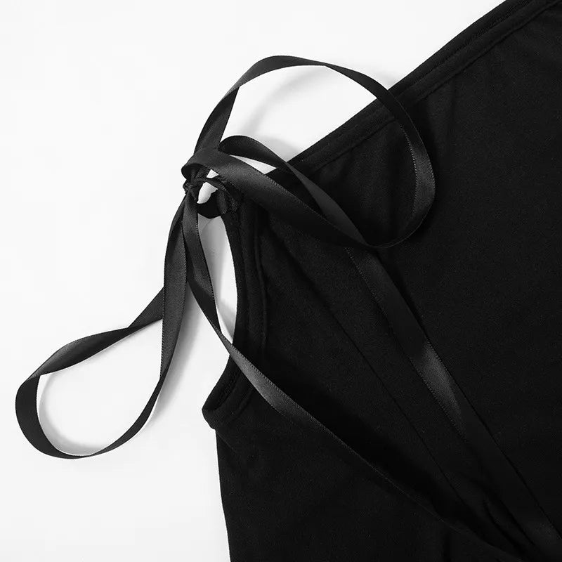 VLOGGER BOW-TIE MINI DRESS