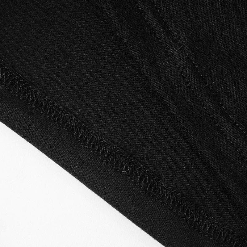 WANNA BE YOU BLACK CUT-OUT TOP