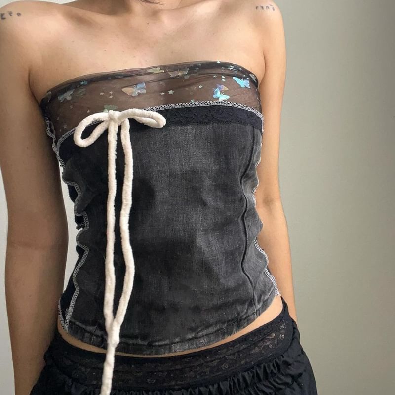 LOW-KEY YOURS  BANDEAU TOP
