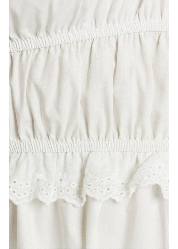 FIELDS OF LOVE WHITE DRESS