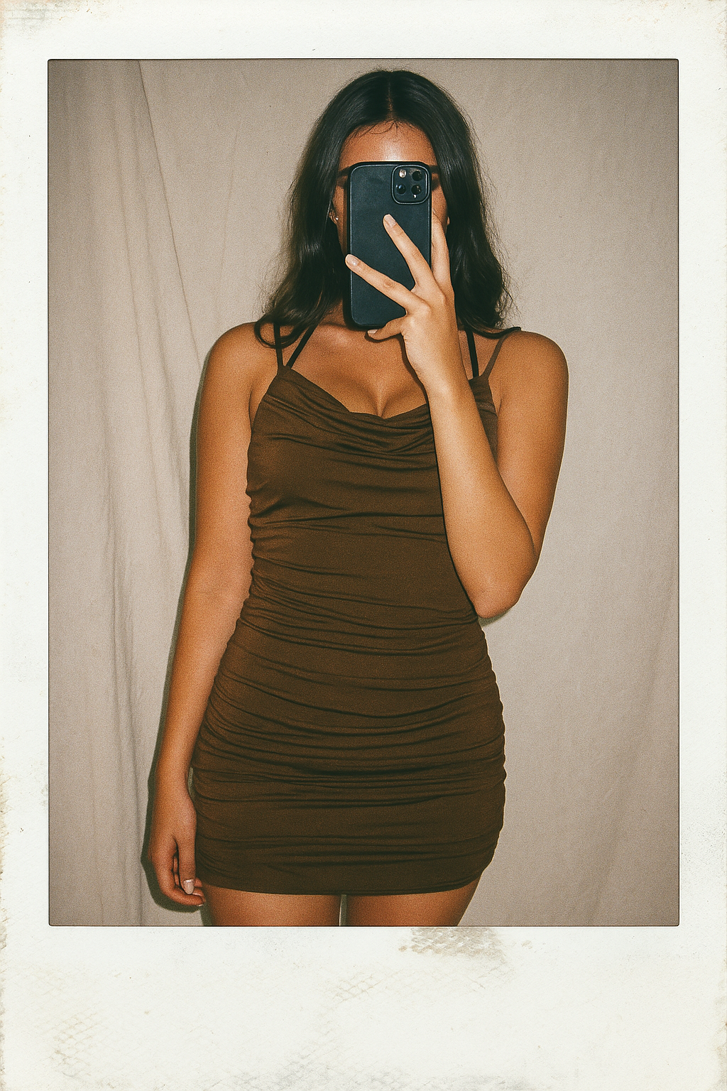 SO FLY RUCHED HALTERNECK DRESS