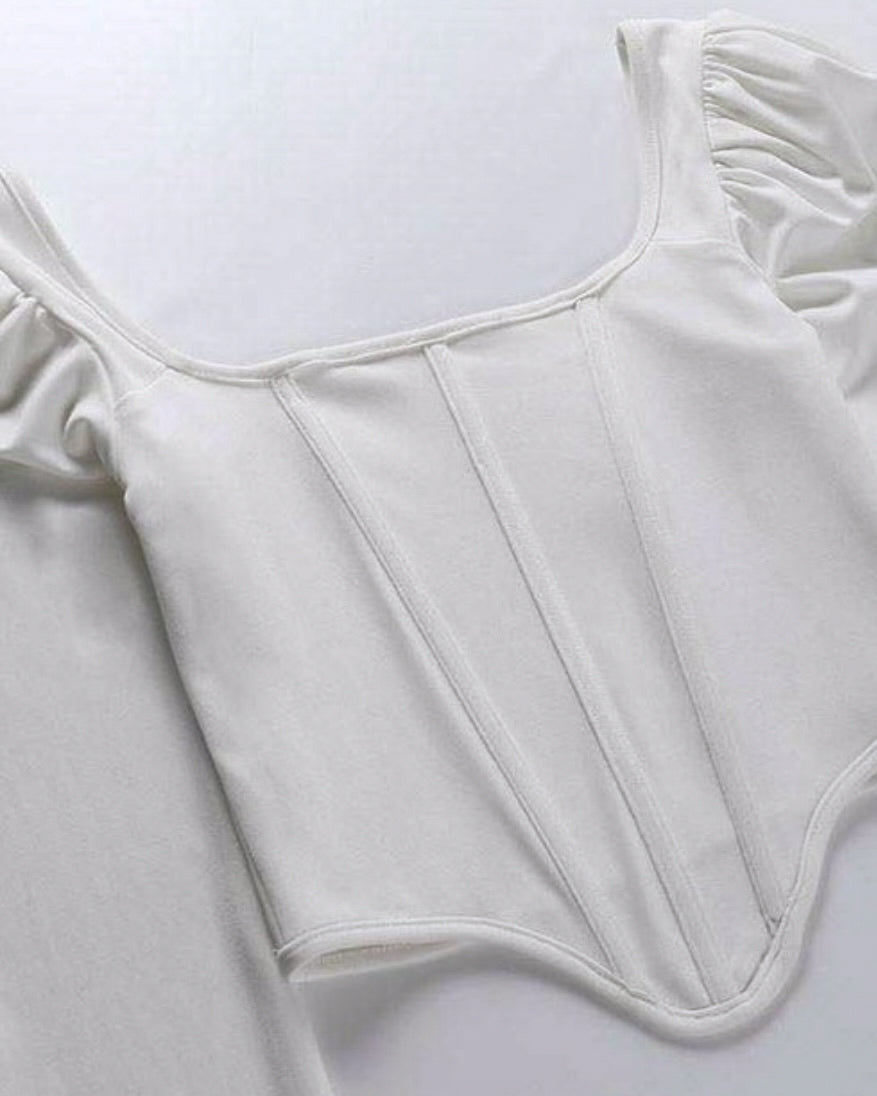 LAST MINUTE PLANS BONING DETAIL WHITE TOP