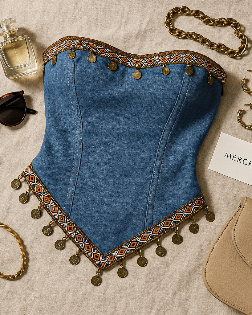 GODDESS ENERGY EMBELLISHED LUXE CORSET