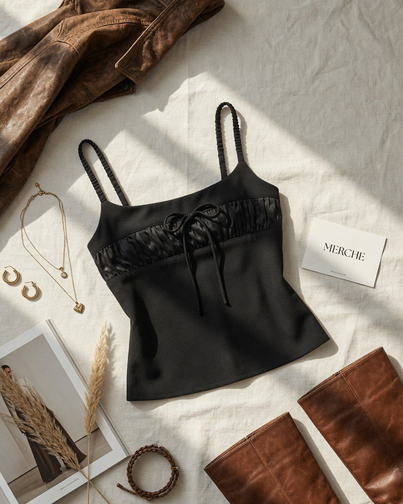 BOY PROBLEMS LUXE CROSSBACK BLACK TOP