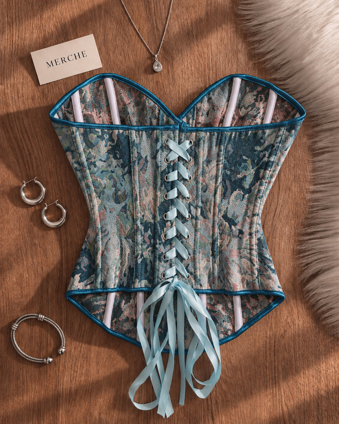 SWEET LIKE CANDY JACQUARD CORSET