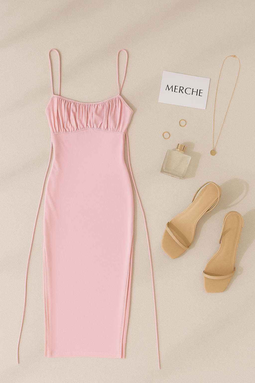 SUNSET WALKS DEEP-BACK MAXI DRESS