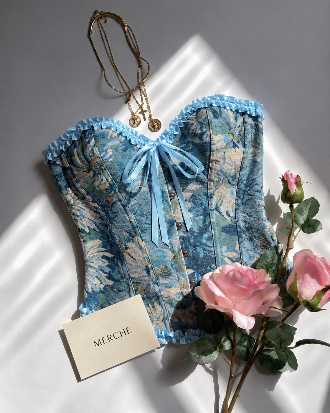 HOLIDAY MAGIC JACQUARD LUXE CORSET