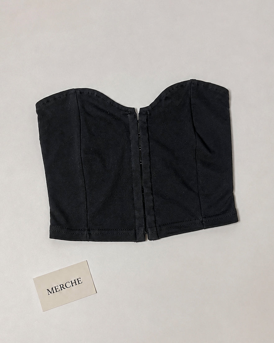 FLATTER ME HOOK-EYE STRAPLESS BANDEAU TOP