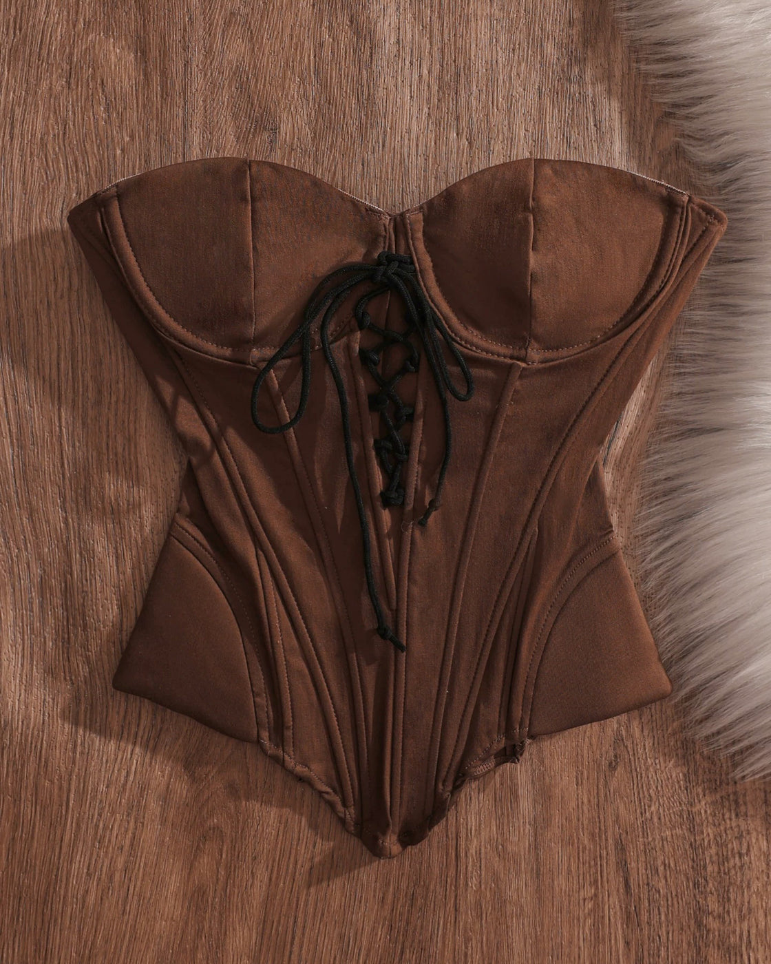 TALK OF THE TOWN BONING BROWN CORSET