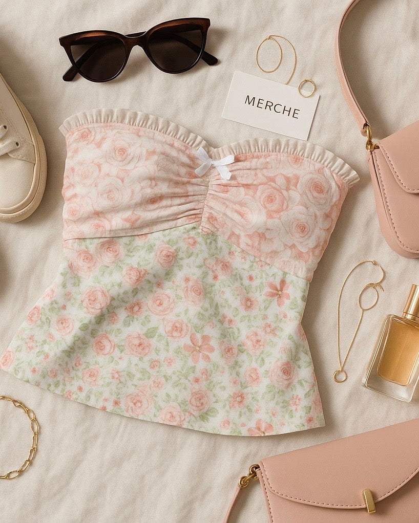 HOLLYWOOD SUMMER BANDEAU TOP