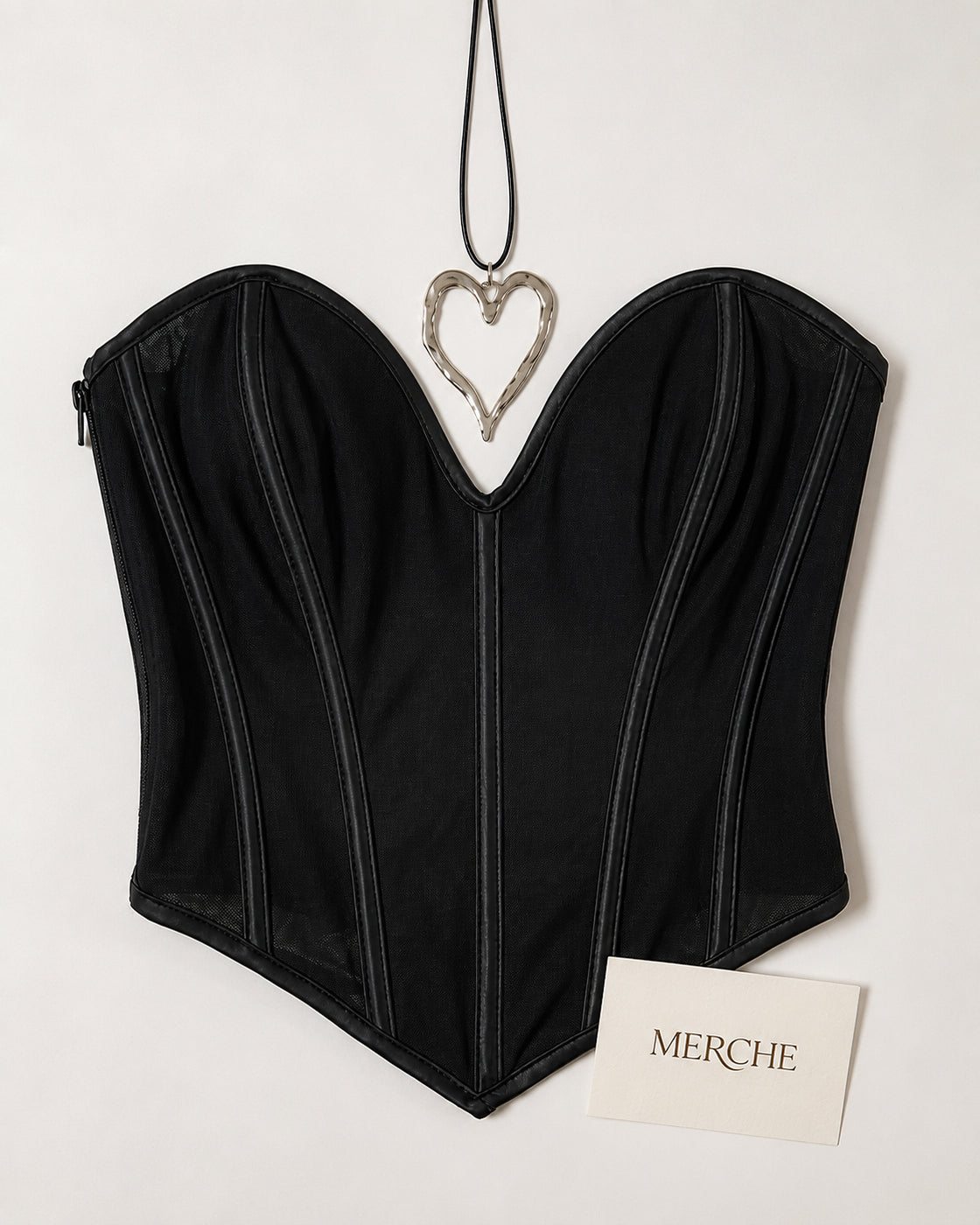 HOWDIE BABY BLACK SWEETHEART CORSET
